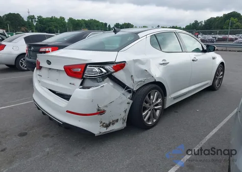 2015 Kia Optima Sxl Turbo z USA, uszkodzony, nr VIN 5XXGR4A69FG443396